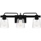 Quoizel Lydia Bath 3 Lights Matte Black LYD8624MBK - alternate 1